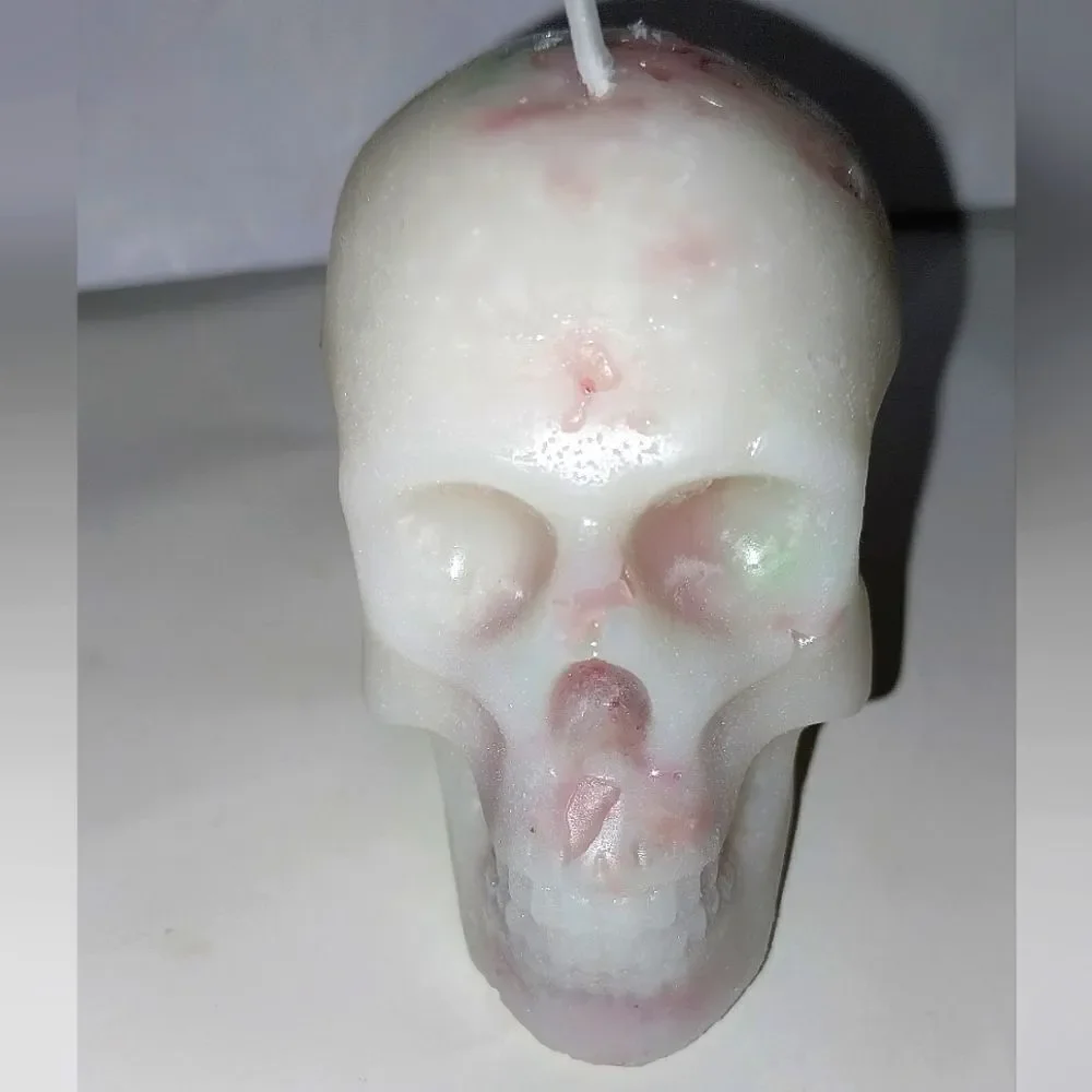 Hand crafted mini skull limited edition from our raging skull candle collection
